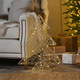 Festive 60cm Battery Operated Lit Gold Shimmer Tree 50 Warm White LEDs 1