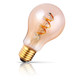 Bell GLS LED Light Bulb E27 4W (15W Eqv) Dim Extra Warm White Amber Vintage Soft Coil Screw Filament Vintage