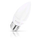 Opus Candle LED Light Bulb E27 5W (40W Eqv) Dimmable Daylight Opal Screw Thermal Plastic Frosted 2