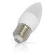 Opus Candle LED Light Bulb E27 5W (40W Eqv) 3-Step Dimmable Warm White Opal Screw Frosted 2