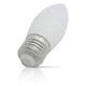 Opus Candle LED Light Bulb E27 6W (40W Eqv) Warm White Opal Screw Thermal Plastic Frosted 3