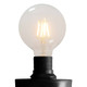 Opus Globe LED Light Bulb E27 5W (40W Eqv) Dim Extra Warm White Clear G95 Screw Filament Vintage 3