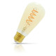 Castello Style ST64 LED Light Bulb E27 4W (25W Eqv) Dim Extra Warm White Gold Squirrel Cage Screw Filament Vintage Edison