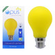 Opus GLS LED Light Bulb B22 4W Yellow Frosted Bayonet Coloured 4
