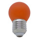 Opus Golfball LED Light Bulb E27 4W Orange Frosted Round Screw Coloured 2