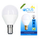 Opus Golfball LED Light Bulb B15 6W (40W Eqv) Daylight Opal Round Small Bayonet Frosted 2