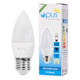 Opus Candle LED Light Bulb E27 5W (40W Eqv) Dimmable Warm White Opal Screw Thermal Plastic Frosted 4