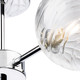 Firstlight Garrick 3-Light Semi-Flush Ceiling Light Clear in Chrome 2