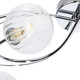 Firstlight Elba 4-Light Semi-Flush Ceiling Light Clear in Chrome 2