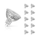 10-Pack Crompton MR16 Spotlight LED Light Bulbs 3.6W (35W Eqv) 12V Daylight Clear Halogen Replacement 2-Pin 36°