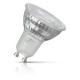 Crompton GU10 Spotlight LED Light Bulb 3.7W 3000K Warm White Full Glass 50W Eqv Halogen Replacement
