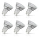 6-Pack Crompton GU10 Spotlight LED Light Bulbs 3.7W Dimmable 3000K Warm White Full Glass 50W Eqv Halogen Replacement