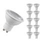 10-Pack Crompton GU10 Spotlight LED Light Bulbs 5W Dimmable 4000K Cool White 50W Eqv Halogen Replacement