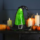 Festive 24cm Battery Operated Witch's Hat LED Water Spinner 2