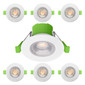 nxt gen NovaLite LED Fire Rated Downlight 6W Dimmable CCT IP65 White (6 Pack)