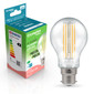 Crompton GLS LED Light Bulb Ultra-Efficient B22 7.2W (100W Eqv) Warm White A-Class Clear