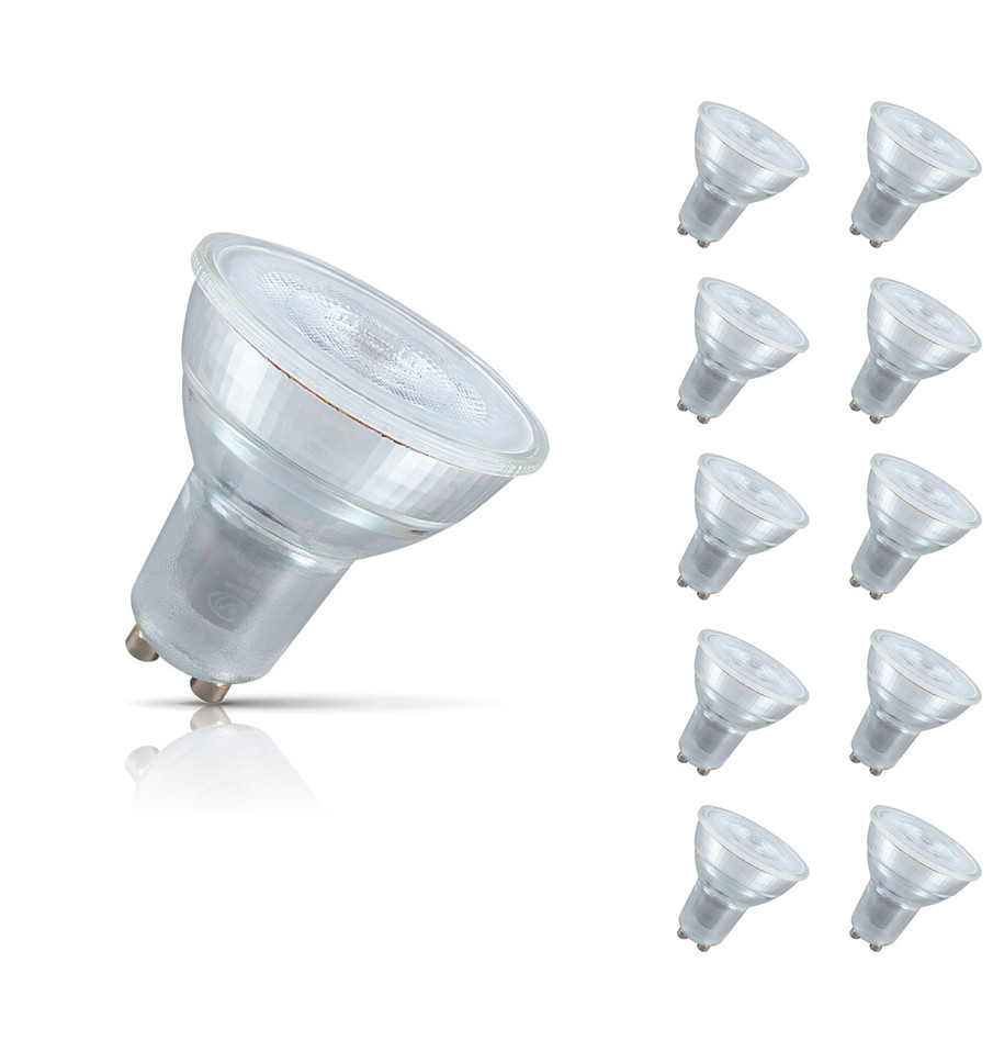 Crompton Lamps LED GU10 Spotlight 4.5W (10 Pack) Warm White 35° (50W Eqv) Image 1