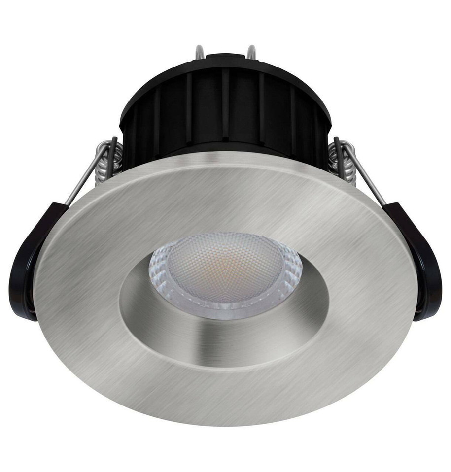 Phoebe Dim LED Smart Wifi Downlight 8.5W Firesafe Tuneable White 60° White or Brushed Nickel IP65 Image 4