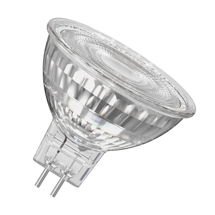Crompton MR16 LED Bulb GU5.3 3.6W (35W Eqv) 12V Cool White Clear Halogen Replacement 2-Pin 36°