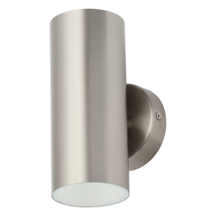 Zinc MELO 10W LED Outdoor Up and Down Wall Light Stainless Steel 1