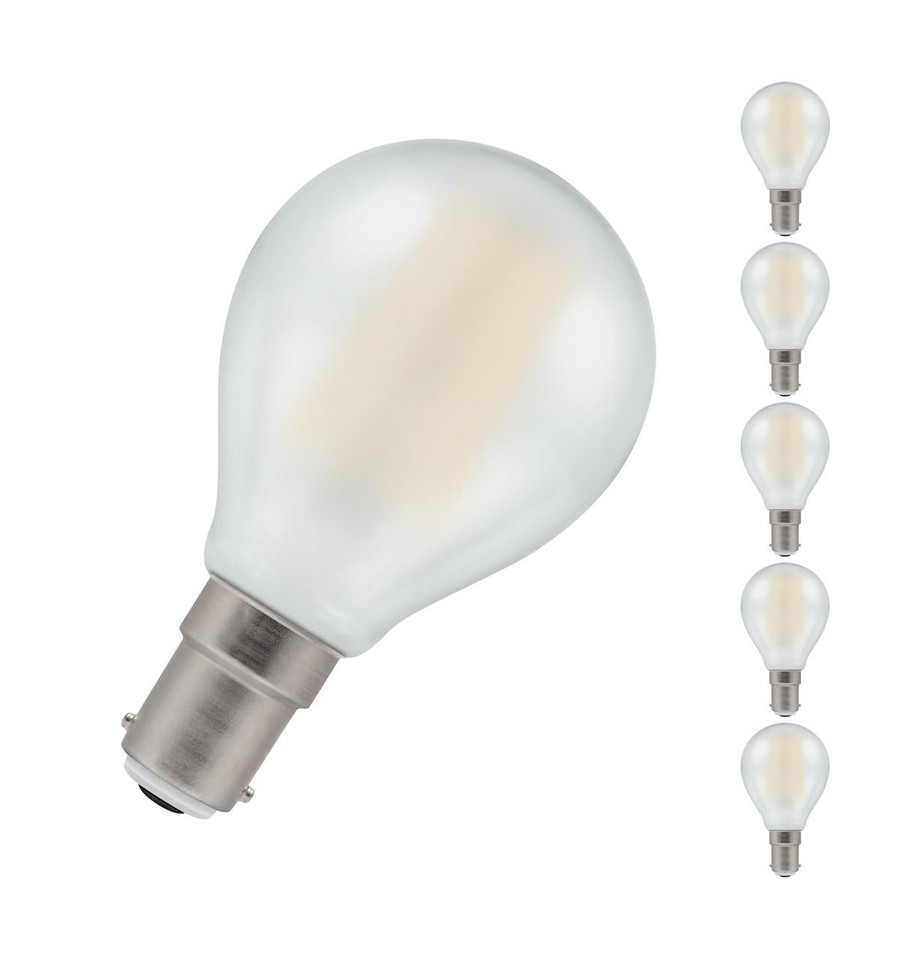 Crompton Golfball LED Light Bulb B15 5W (40W Eqv) Warm White 5-Pack Pearl Price Comparisons | Compare The Build