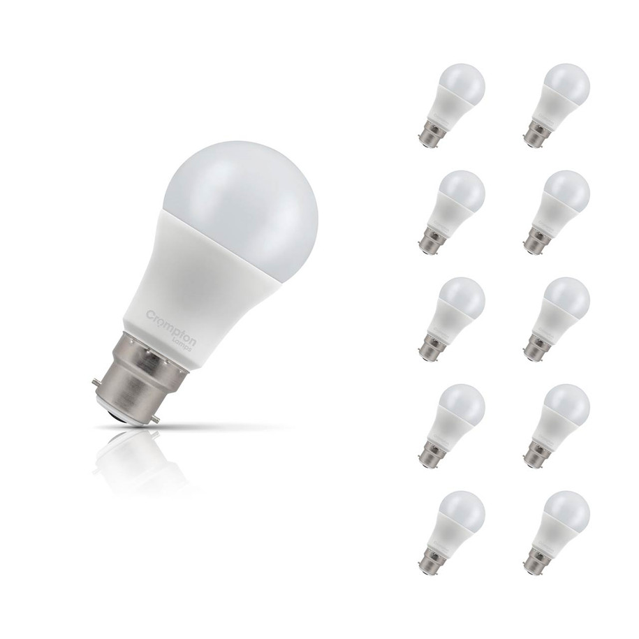 Crompton GLS LED Light Bulb B22 13W (100W Eqv) Warm White 10-Pack Opal Price Comparisons | Compare The Build