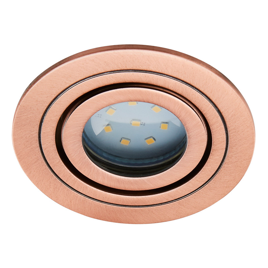 Spa Cali Tiltable Downlight Brushed Copper 1