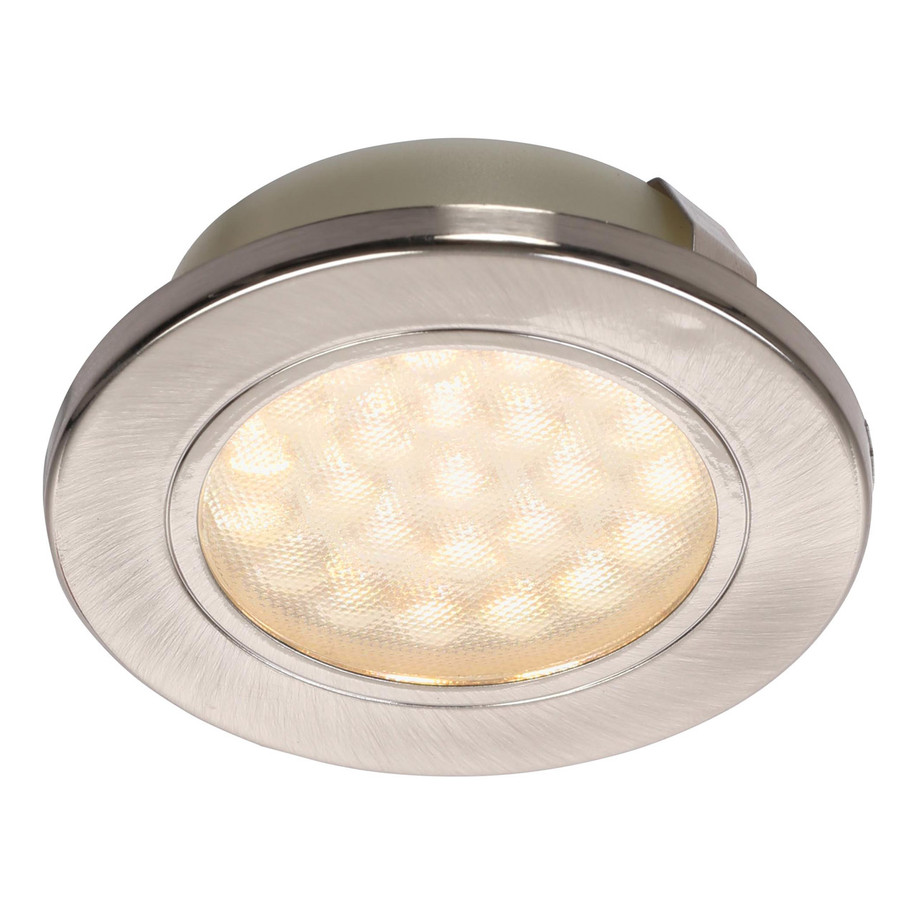 Culina Pozza LED Recessed Under Cabinet Light 1.5W Warm White Opal and Satin Nickel Price Comparisons | Compare The Build