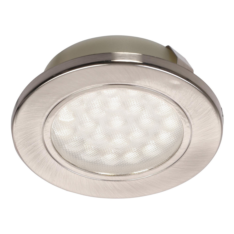 Culina Pozza LED Recessed Under Cabinet Light 1.5W Cool White Opal and Satin Nickel Price Comparisons | Compare The Build