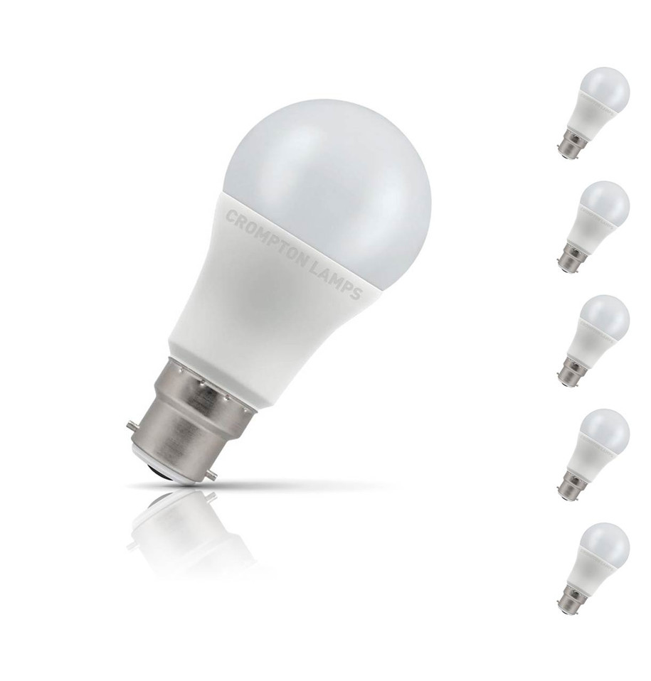 Crompton GLS LED Light Bulb Dimmable B22 11W (75W Eqv) Daylight 5-Pack Opal Price Comparisons | Compare The Build