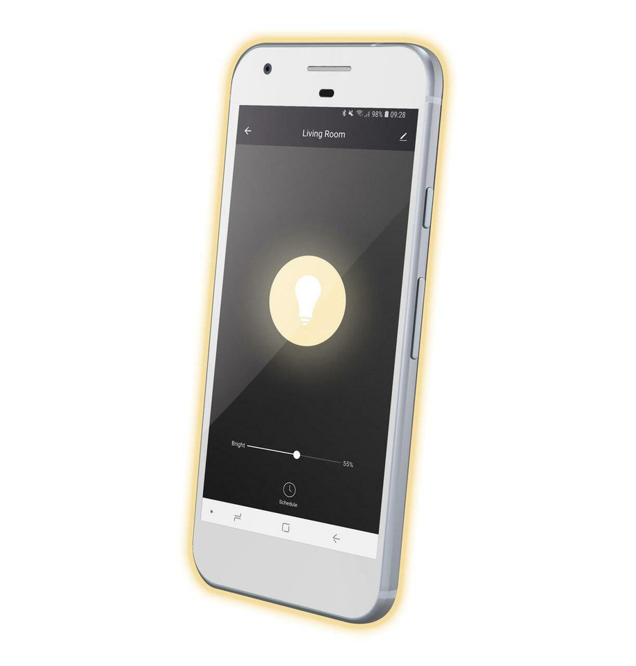Phoebe Dim LED Smart Wifi Downlight 8.5W Firesafe Tuneable White 60° White or Brushed Nickel IP65 Image 2