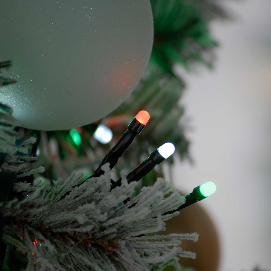 Festive 12.9m Indoor & Outdoor Glow-Worm String Lights 520 Jolly Holly LEDs 4