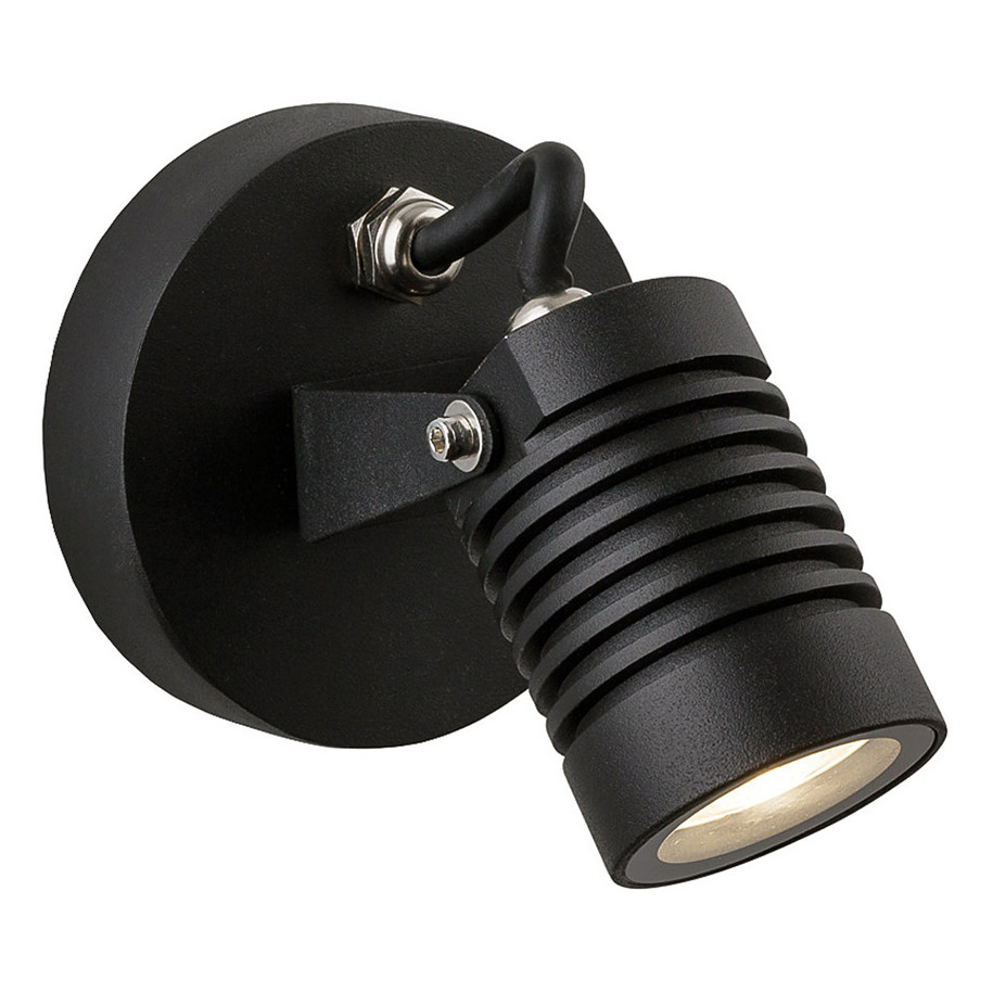 Firstlight Veron Modern Style LED Spotlight 5W Warm White Black Price Comparisons | Compare The Build
