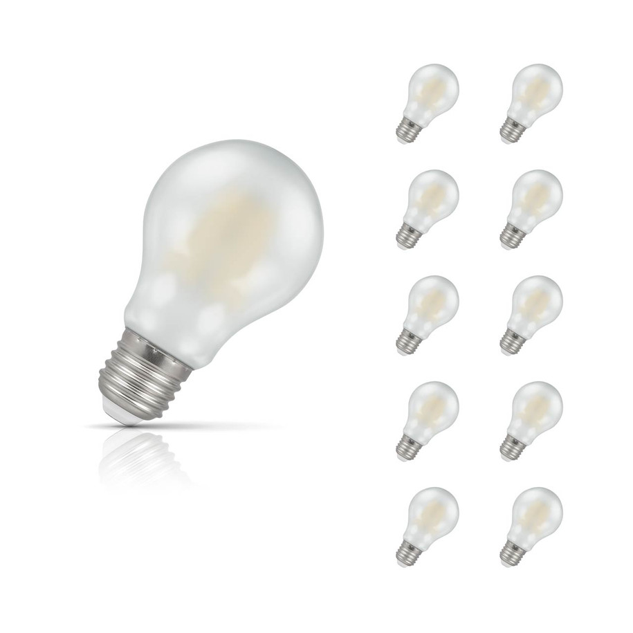 Crompton GLS LED Light Bulb Dimmable E27 7.5W (60W Eqv) Cool White 10-Pack Pearl 1