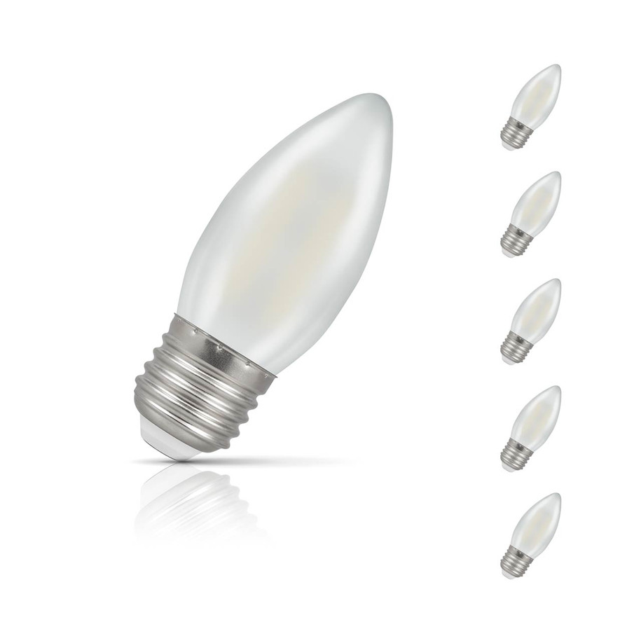 Crompton Candle LED Light Bulb E27 2.2W (25W Eqv) Cool White 5-Pack Price Comparisons | Compare The Build