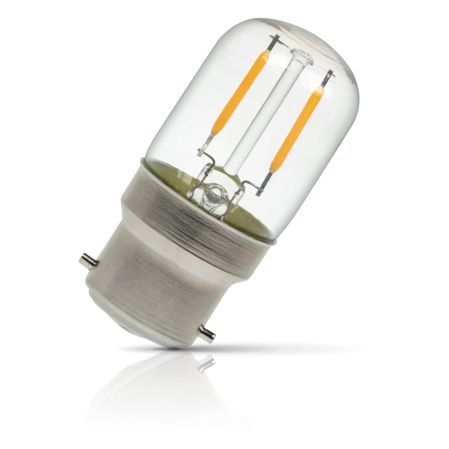 Prolite Pygmy LED Light Bulb Dimmable Filament B22 2W (15W Eqv) Warm White 1