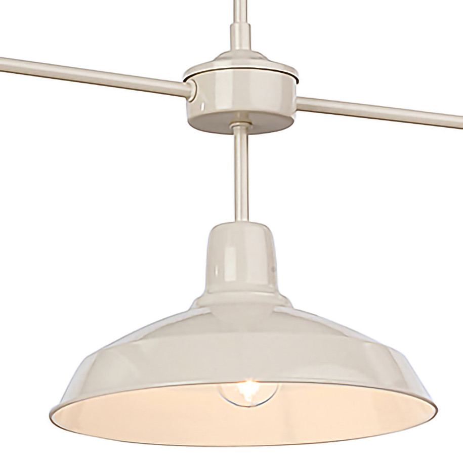 Firstlight Lounge Classic Style 3-Light Pendant Bar Light Cream 2