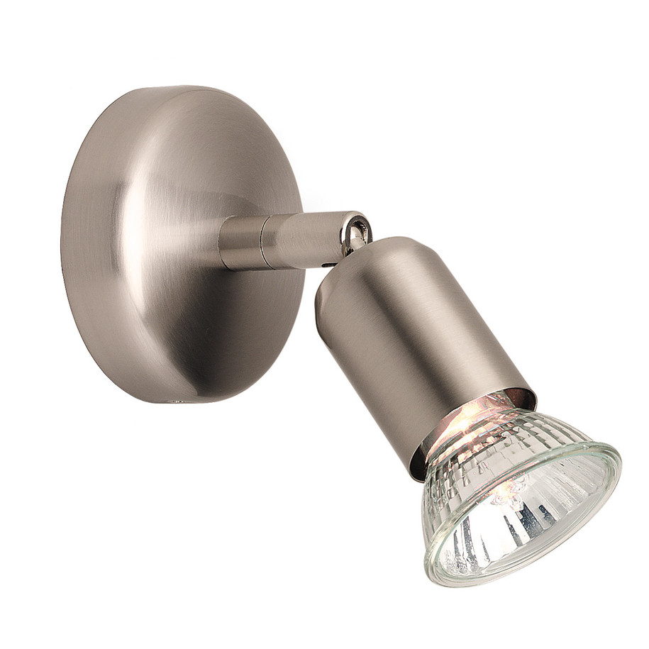 Firstlight Runner Modern Style Wall Spotlight Brushed Steel Price Comparisons | Compare The Build