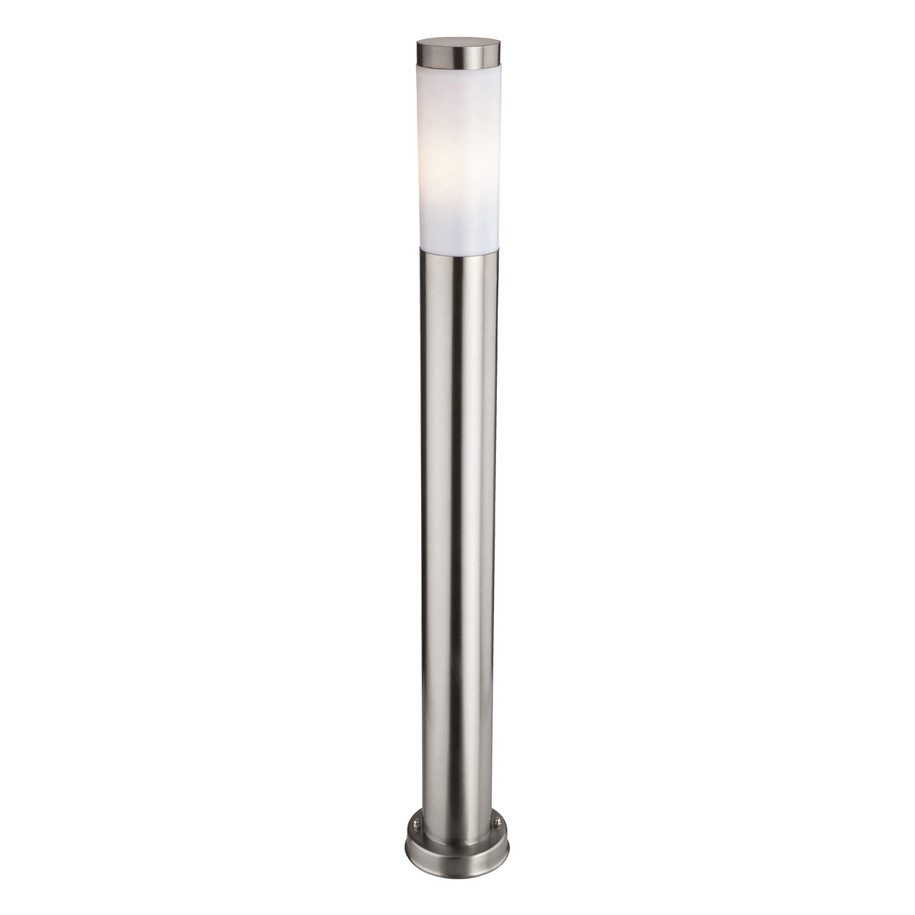 Firstlight Plaza Modern Style 855mm Post Light in Stainless Steel and Opal Price Comparisons | Compare The Build