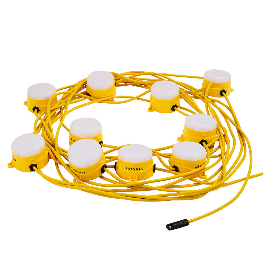 Stanley 240V LED 10x8W 22-Metre Festoon Work Light 3