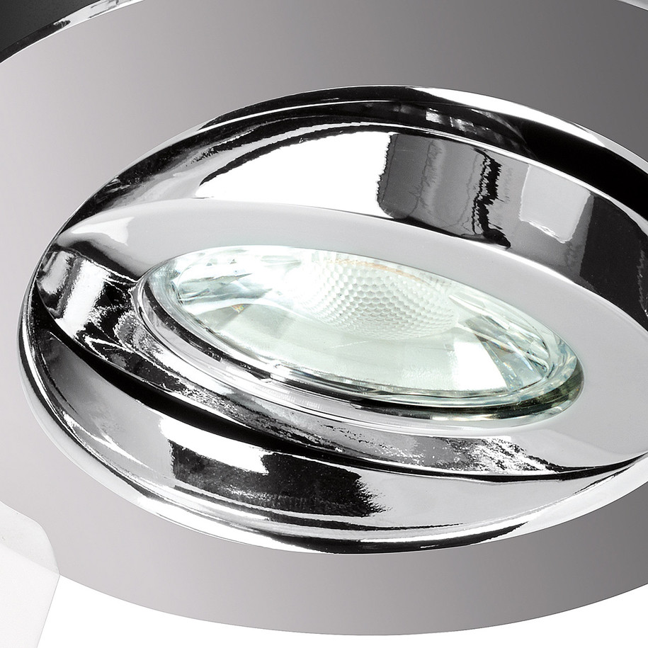 Phoebe LED GU10 Fire Rated Downlight Firesafe Chrome Adjustable 2