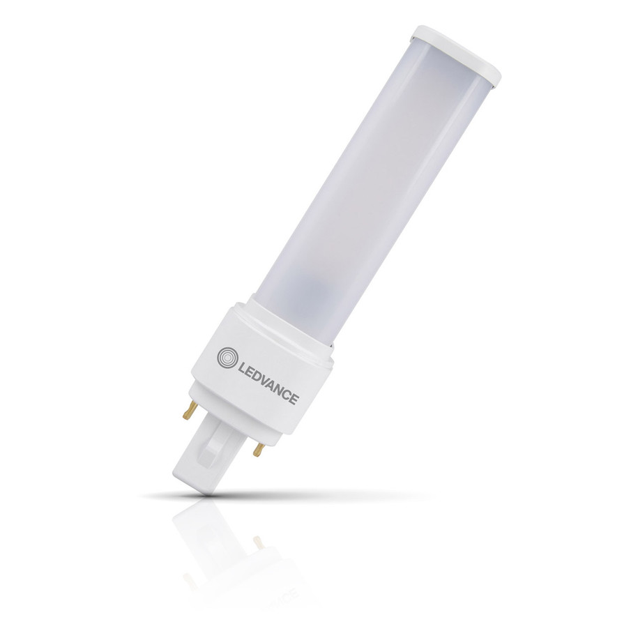 Ledvance LED DULUX® D10 PLC 5W 2-Pin Value Class EM & AC Mains Warm White Frosted