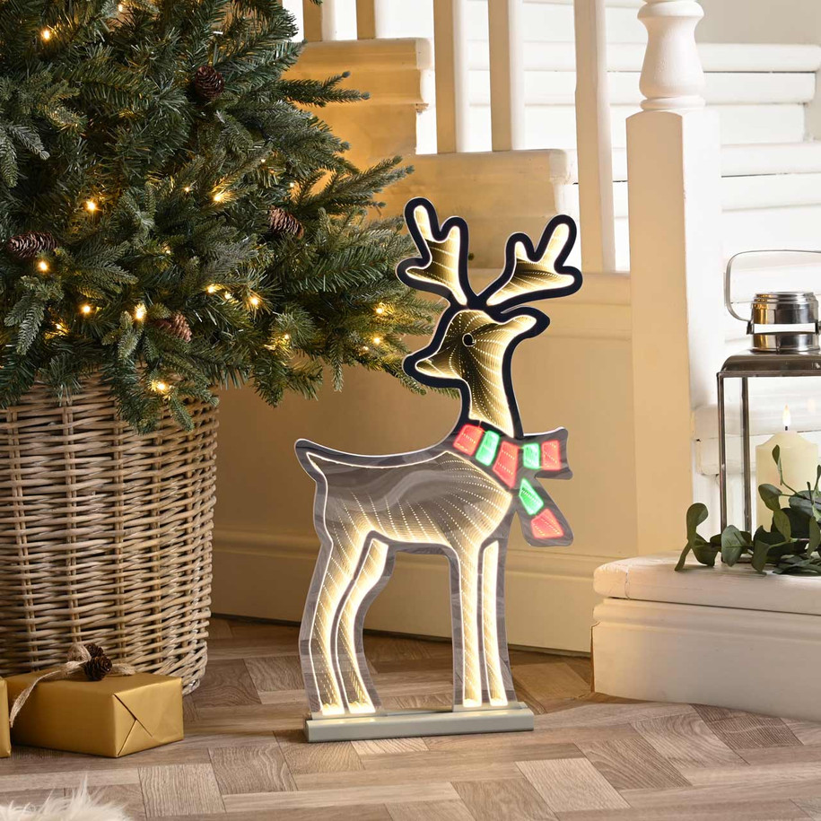 Festive 60cm Deer Infinity Light 1
