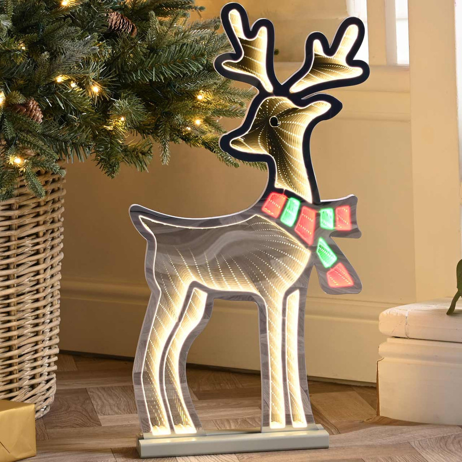 Festive 60cm Deer Infinity Light 2