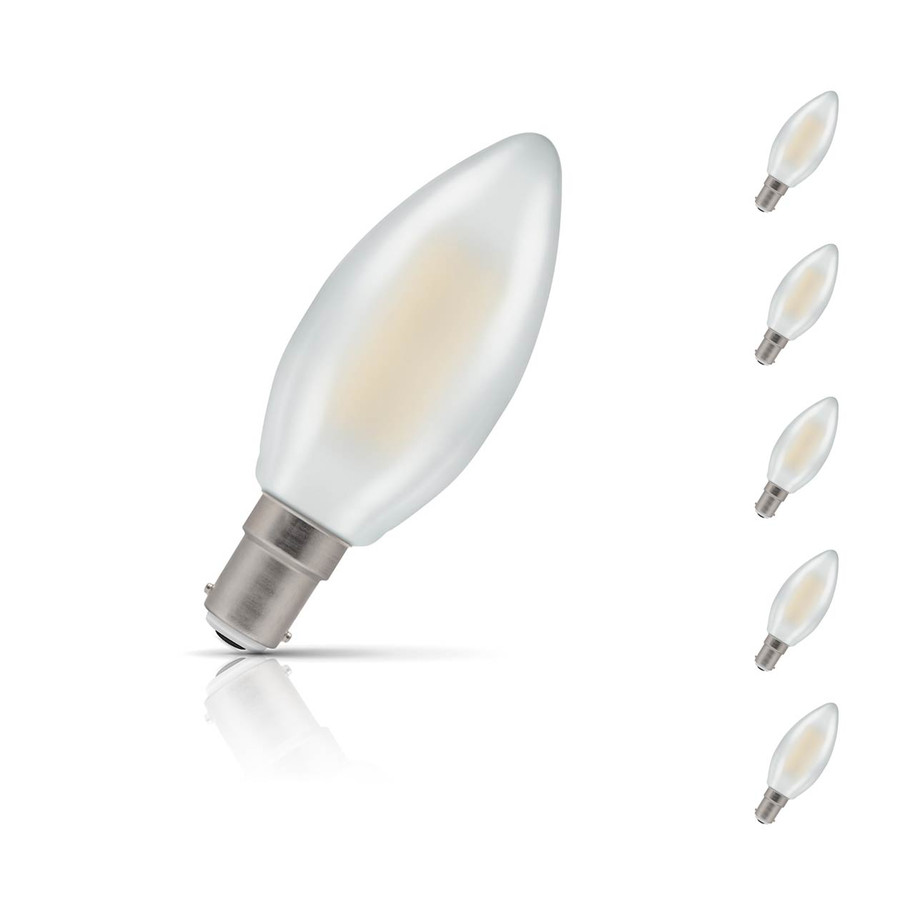 Crompton Candle LED Light Bulb B15 4.2W (40W Eqv) Cool White 5-Pack Price Comparisons | Compare The Build