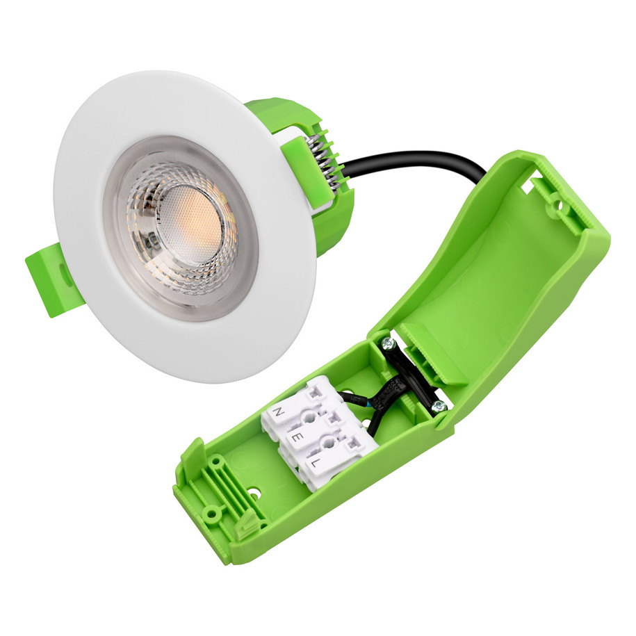 nxt gen NovaLite LED Fire Rated Downlight 6W Dimmable CCT Satin Nickel (6 Pack) 6