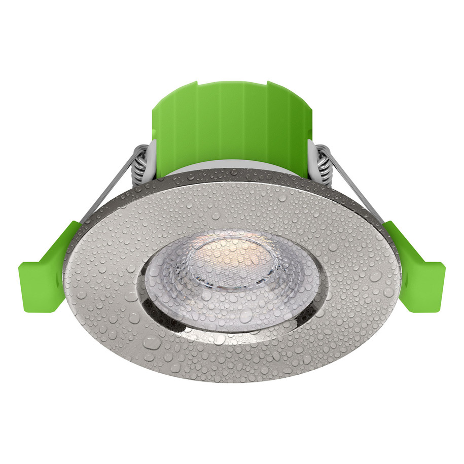 nxt gen NovaLite LED Fire Rated Downlight 6W Dimmable CCT Satin Nickel (6 Pack) 9