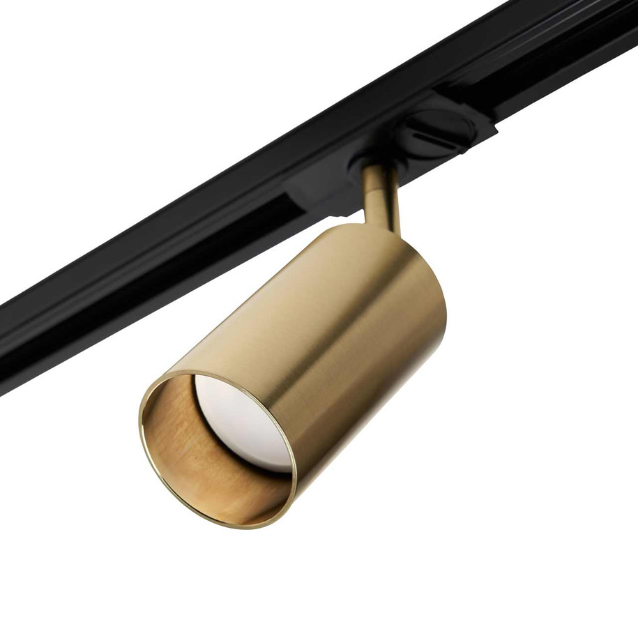 Culina Cory 1 Head Track Light Satin Brass 1