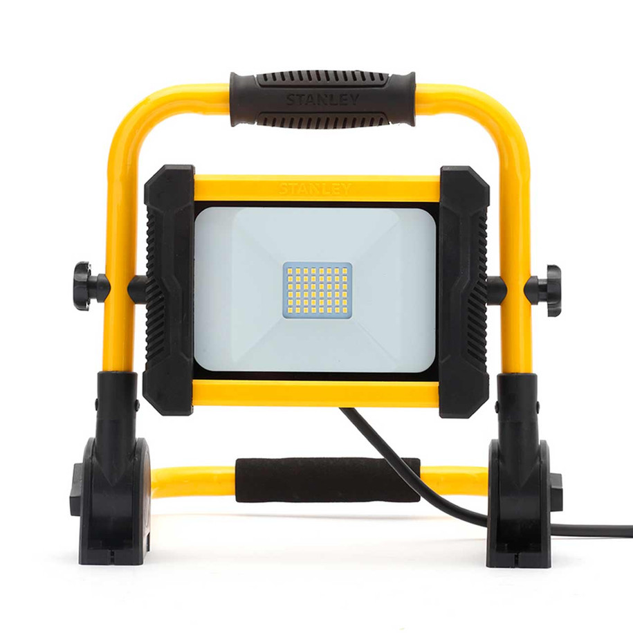 Stanley 20W LED Folding Work Light in Black & Yellow 7