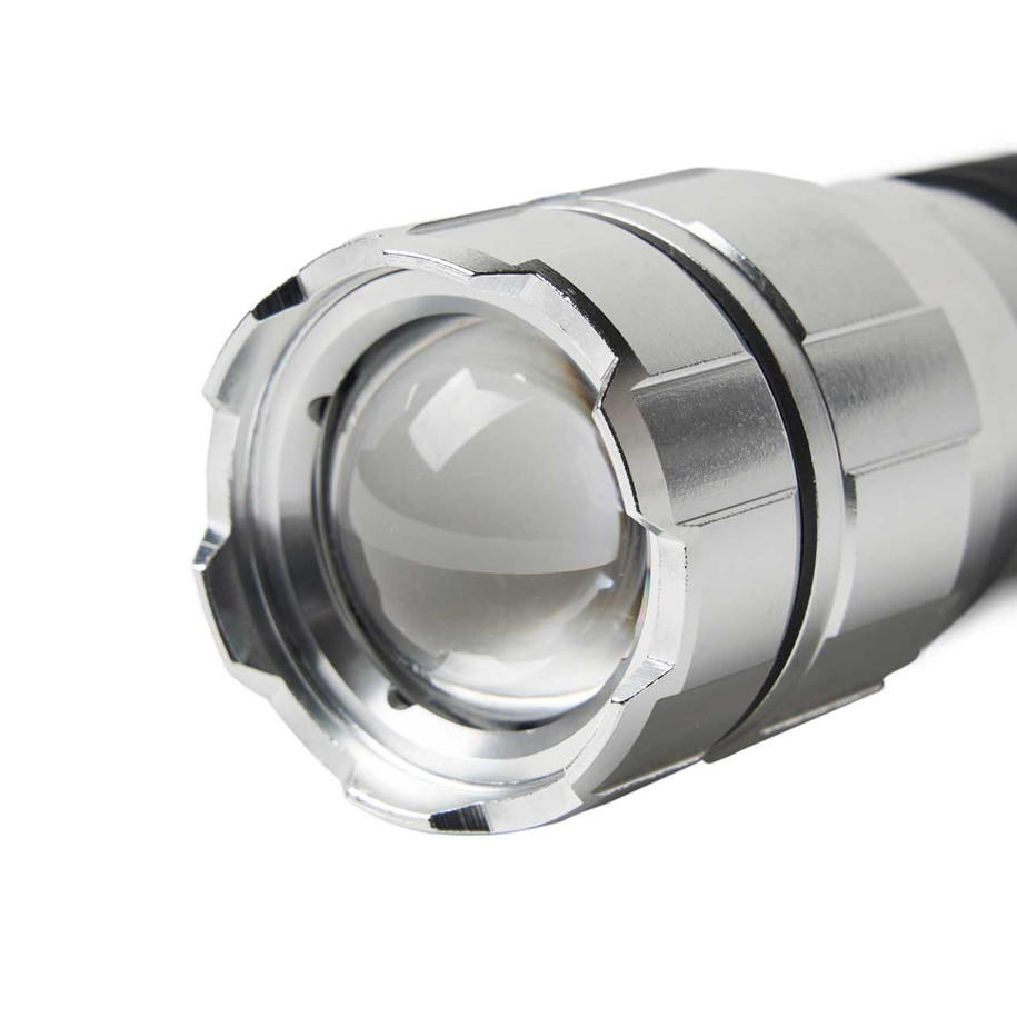 Stanley 1000 lumen Battery Powered LED Hand Torch in Silver & Black 4